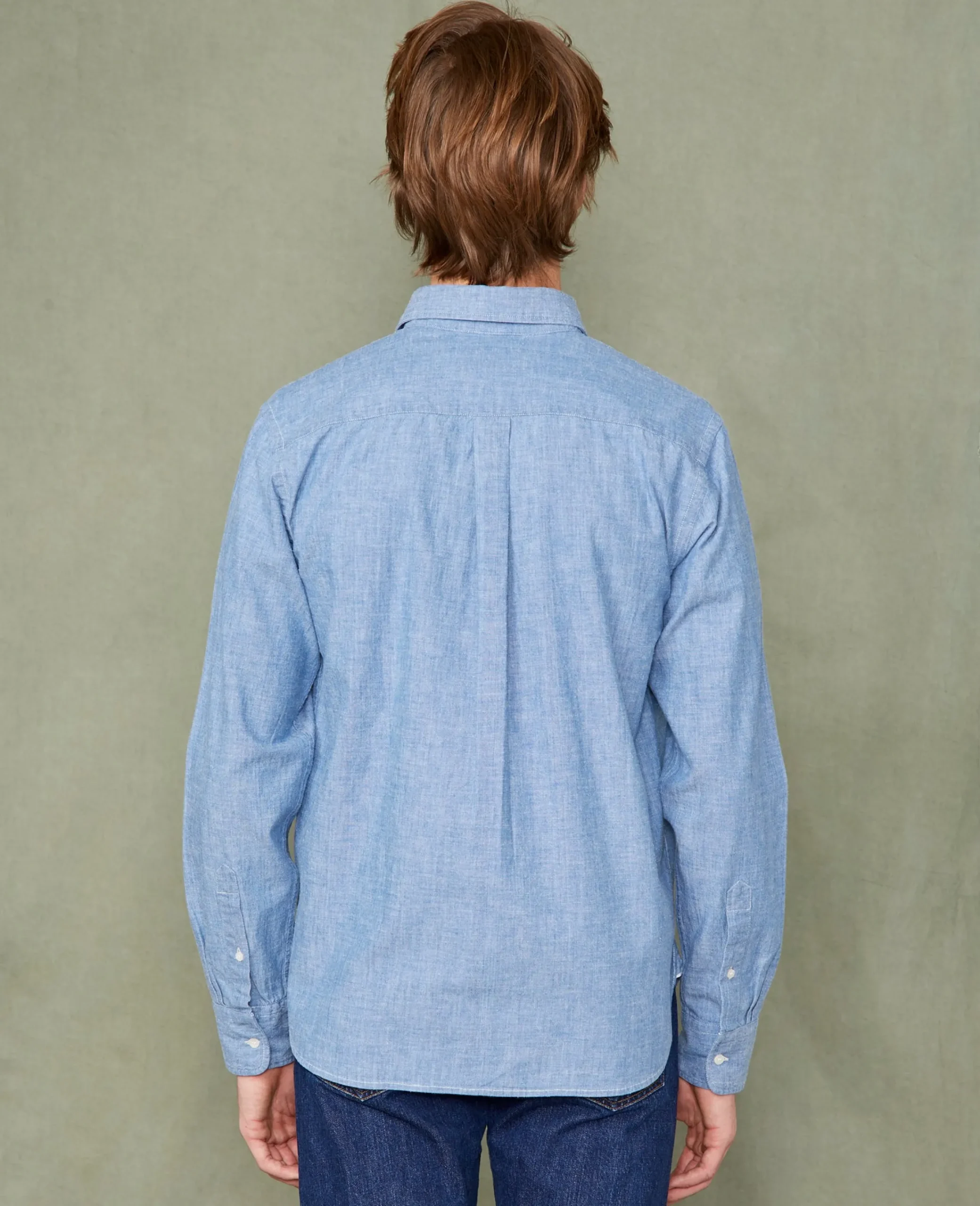 Chemise new button down chambray japonais