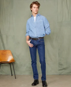 Chemise new button down chambray japonais