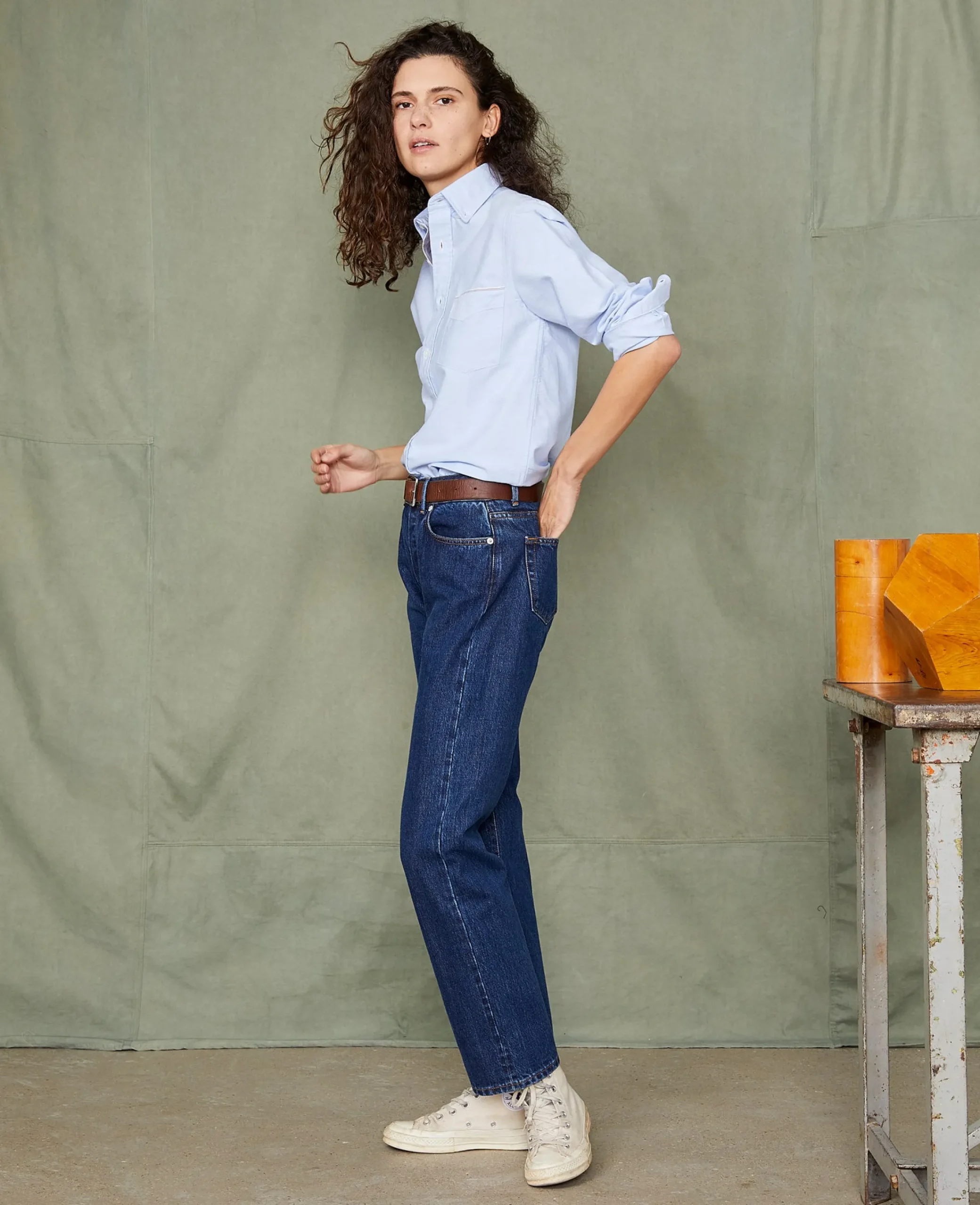 Chemise new button down oxford de coton selvedge japon