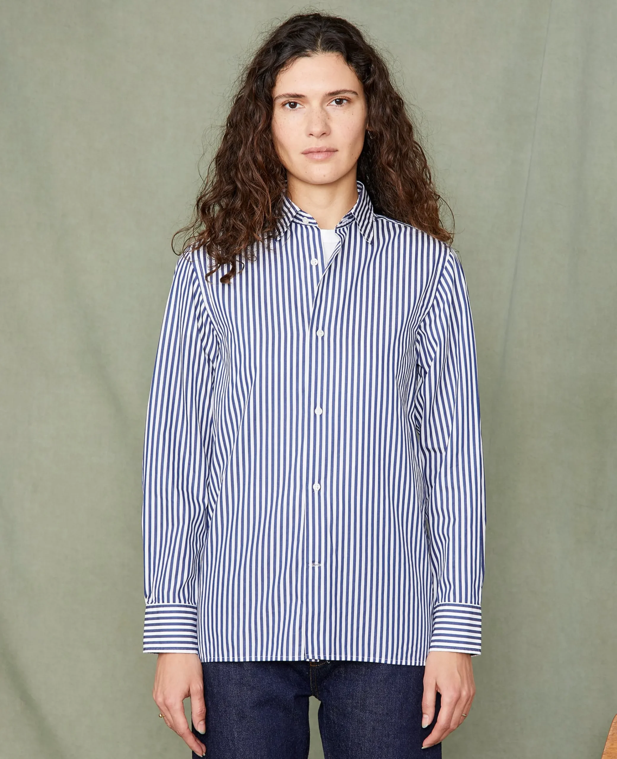 Chemise new soft collar popeline de coton organique