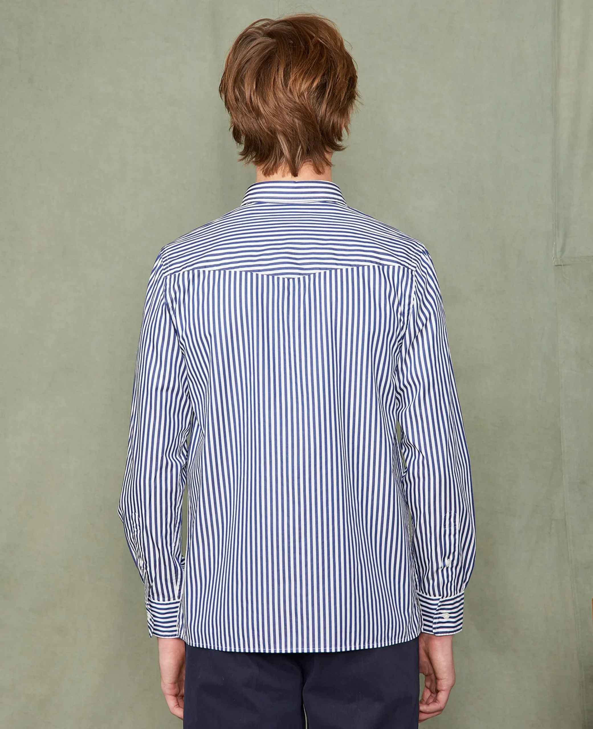 Chemise new soft collar popeline de coton organique
