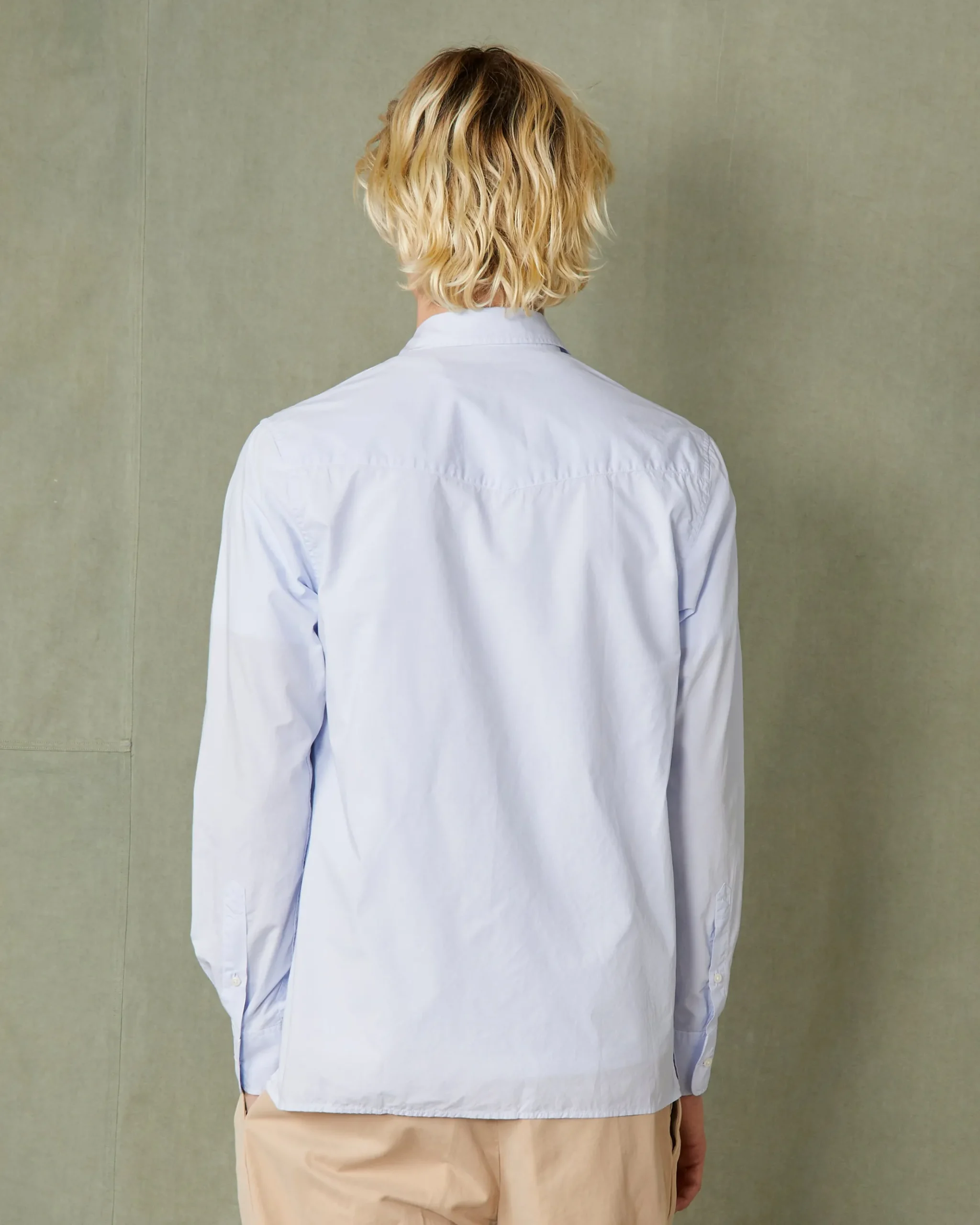 Chemise new soft collar popeline de coton organique