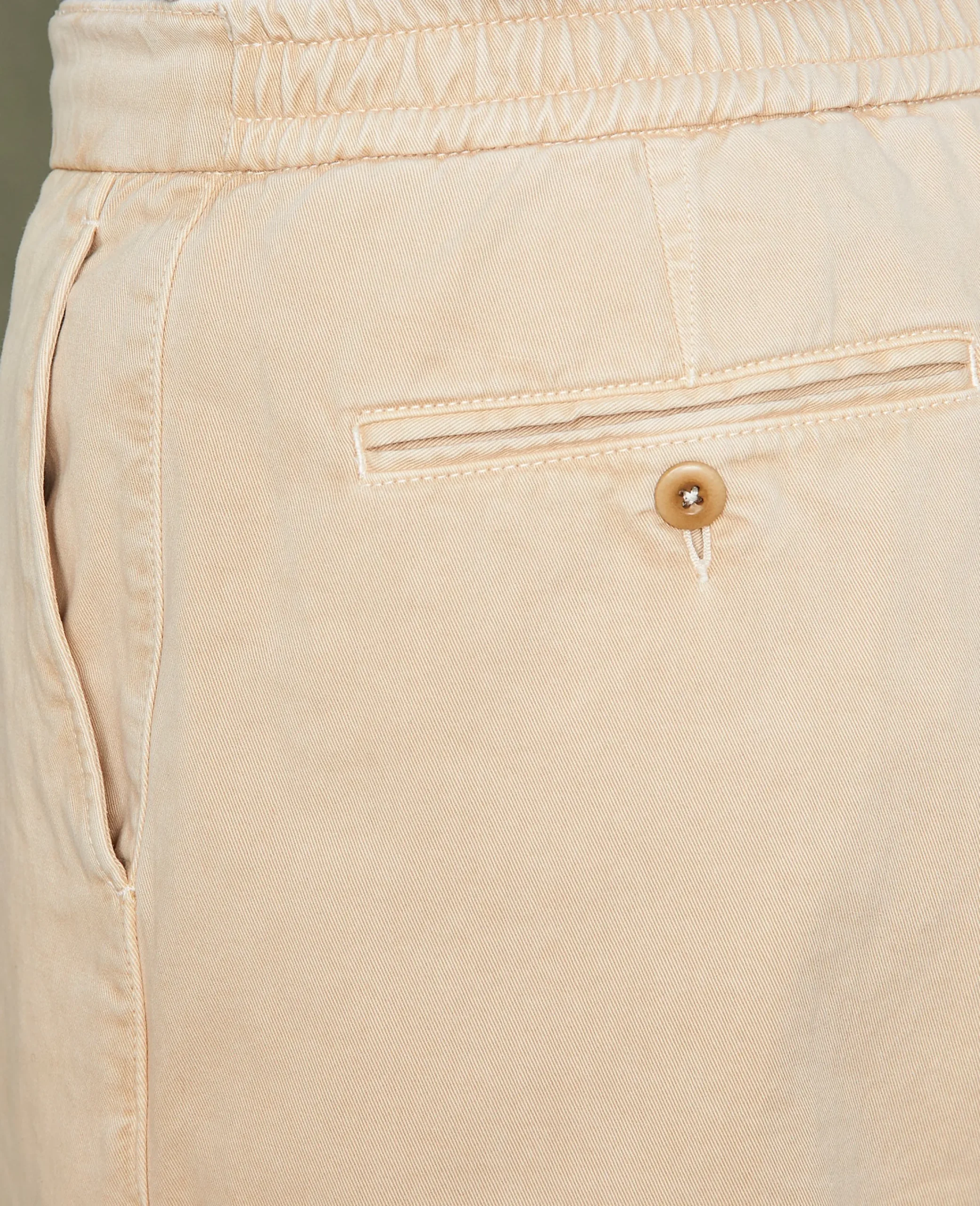 Chino a taille elastique coton italien organique