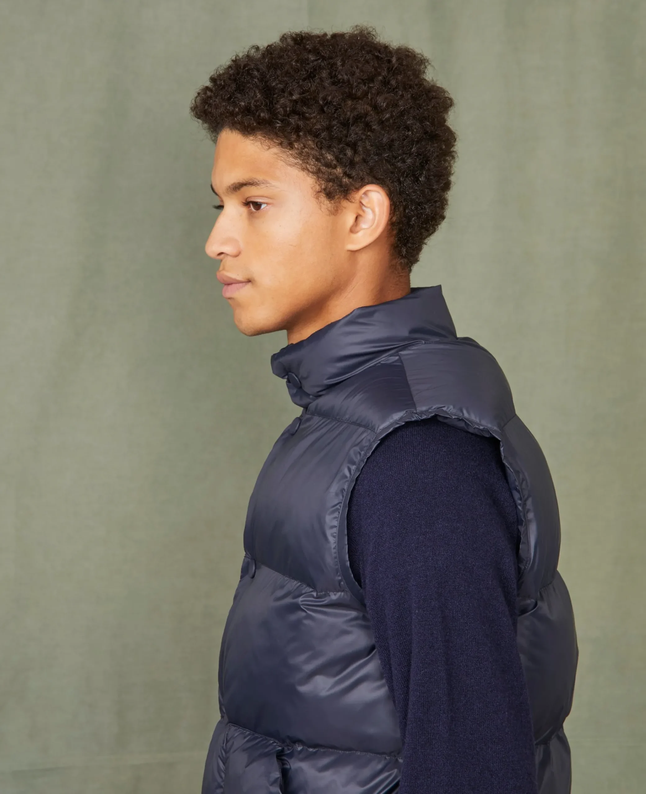 Doudoune damon nylon déperlant italien
