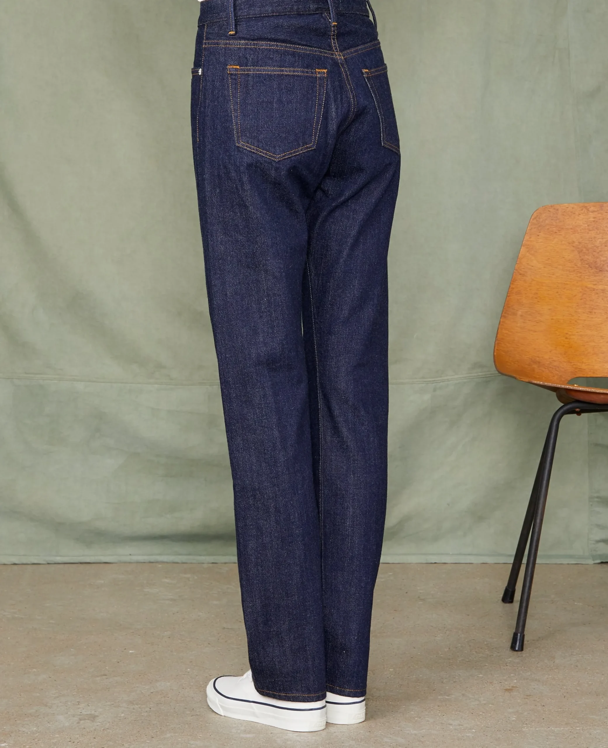 Jean droit denim selvedge japonais