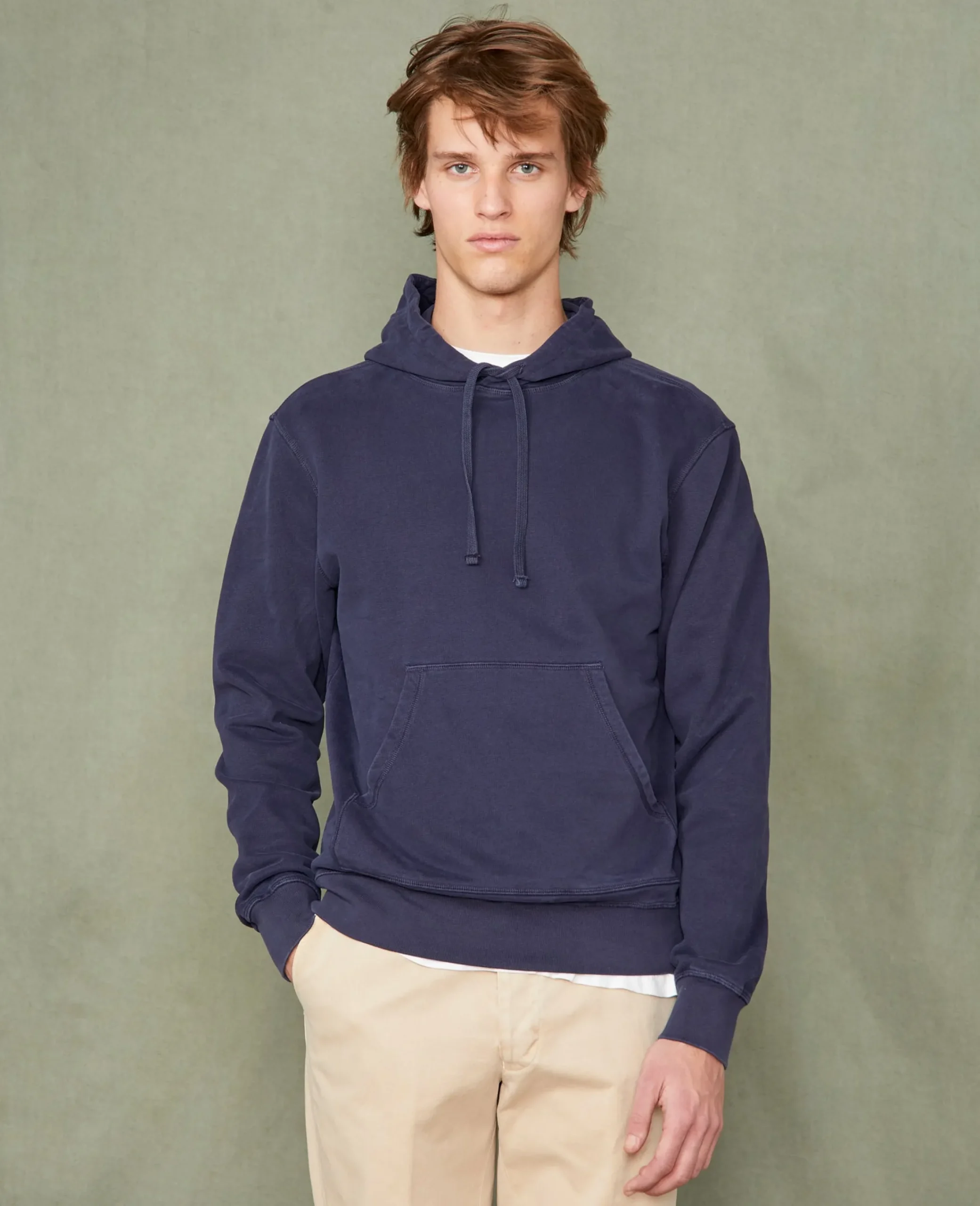 Sweatshirt a capuche coton organique