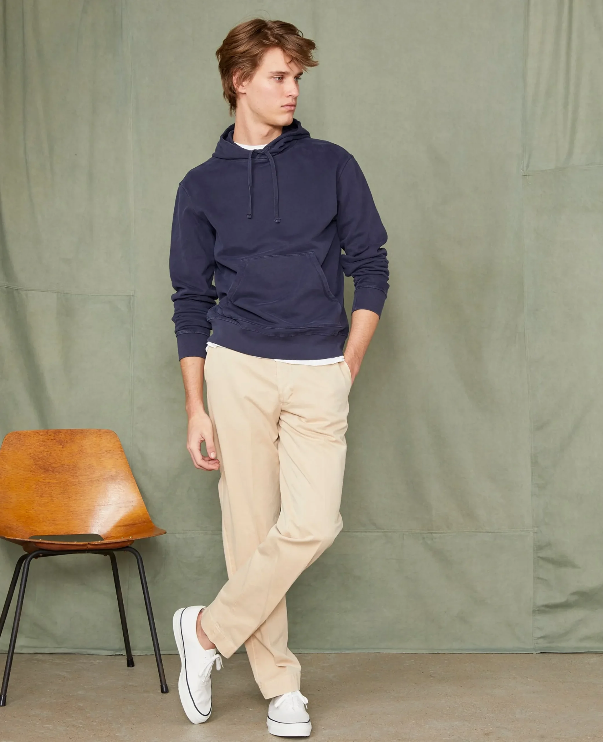 Sweatshirt a capuche coton organique