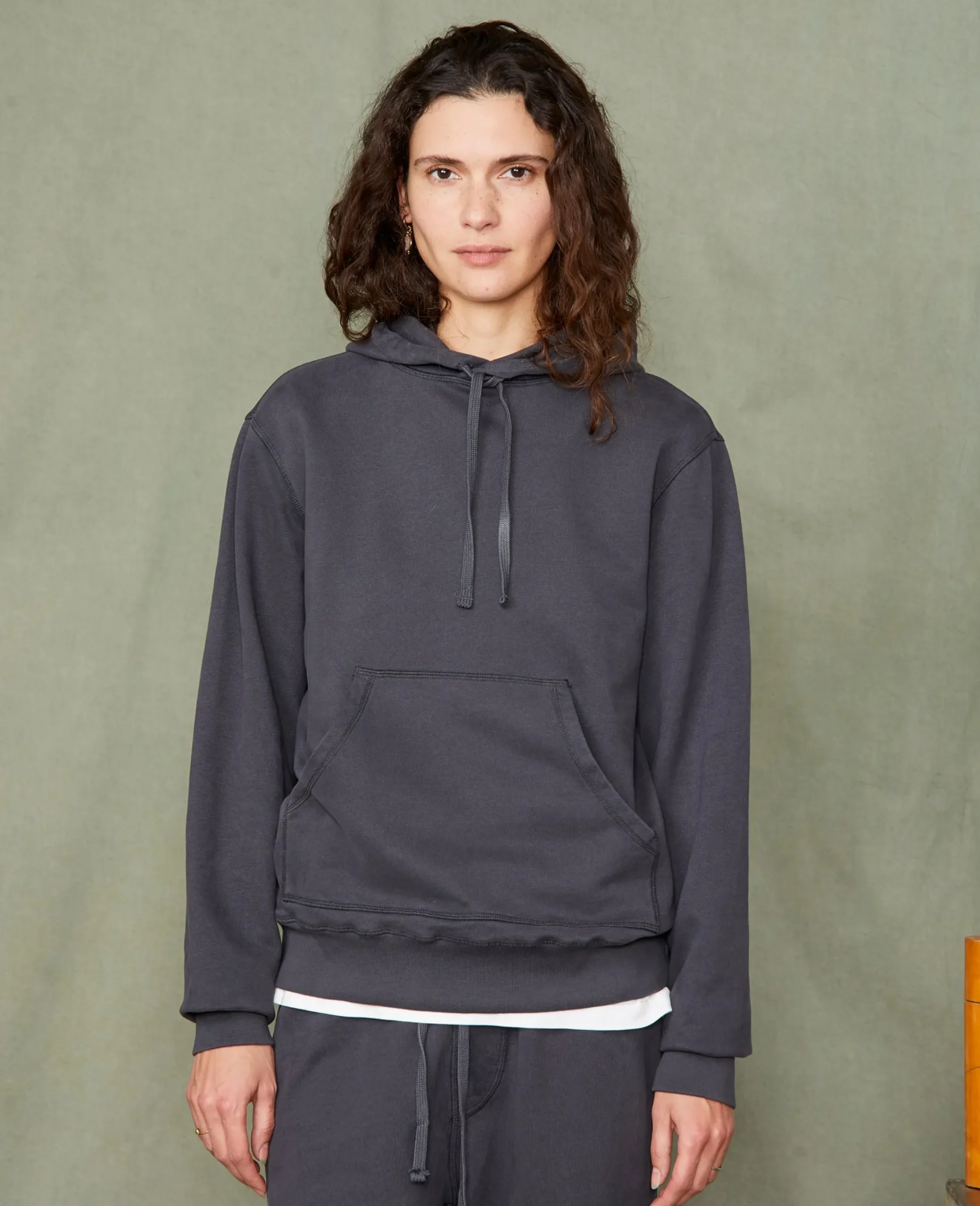 Sweatshirt a capuche coton organique