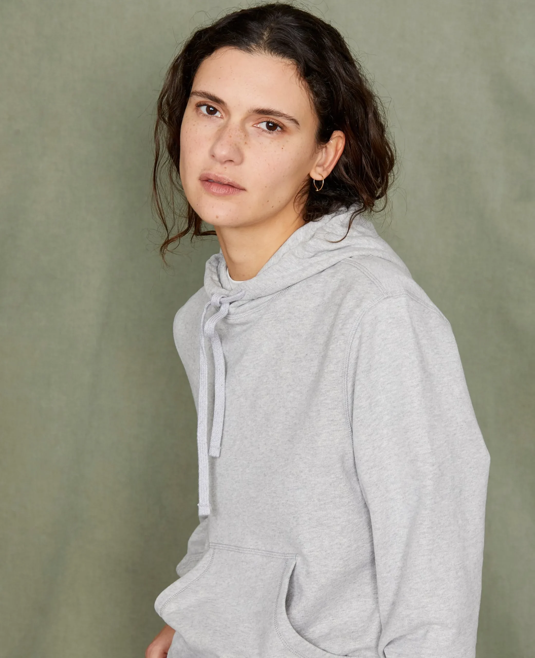 Sweatshirt a capuche coton organique