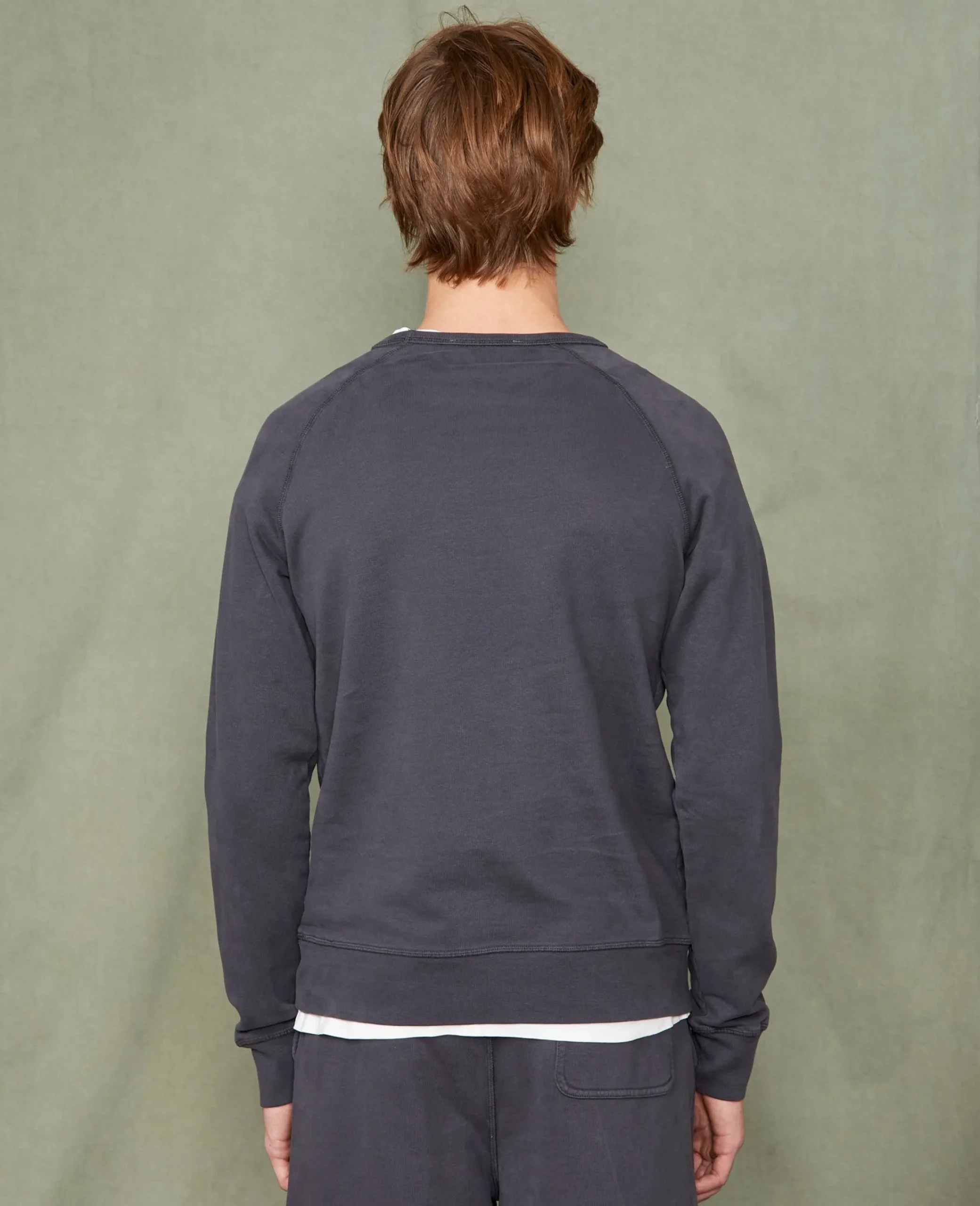 Sweatshirt col rond coton organique