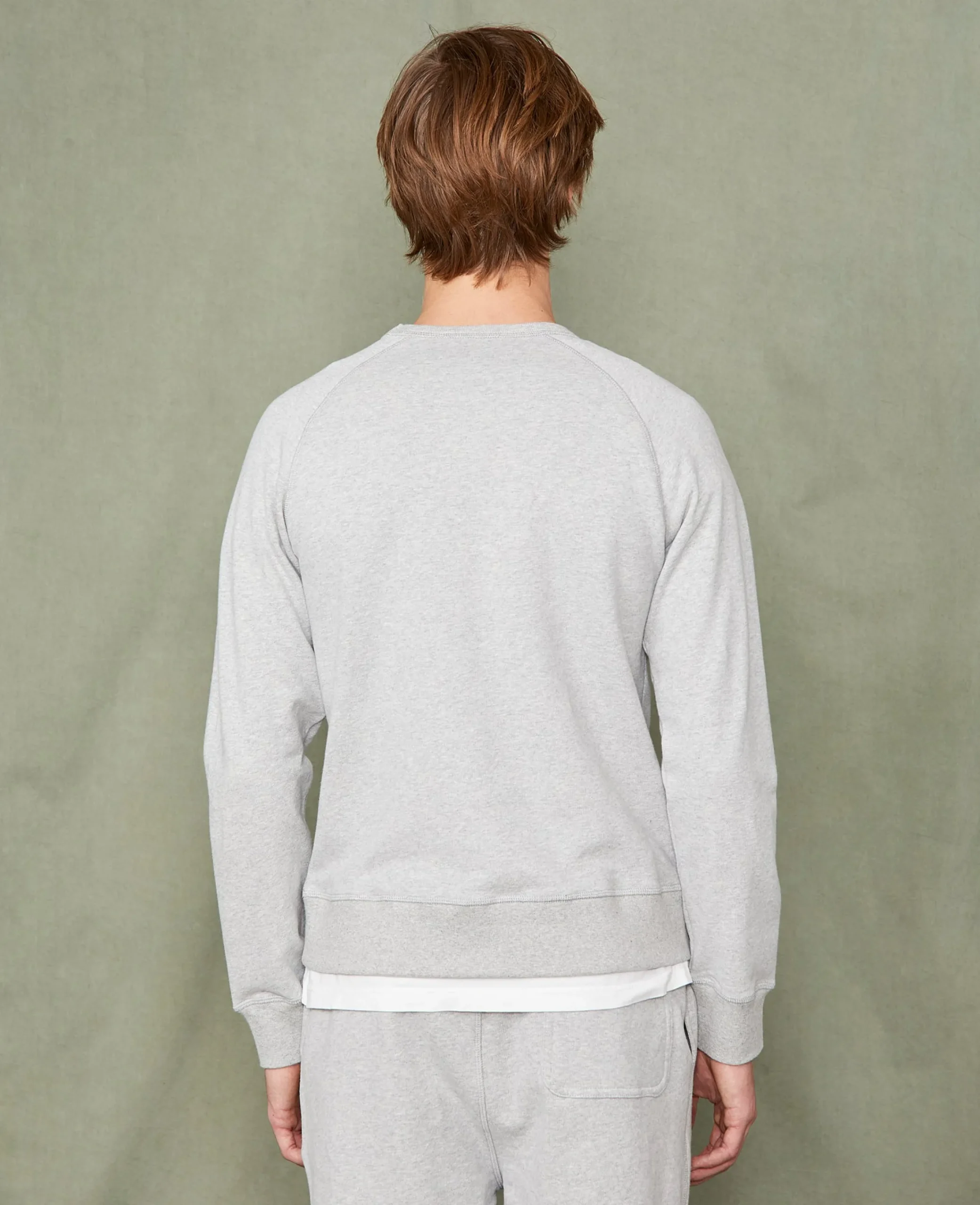 Sweatshirt col rond coton organique