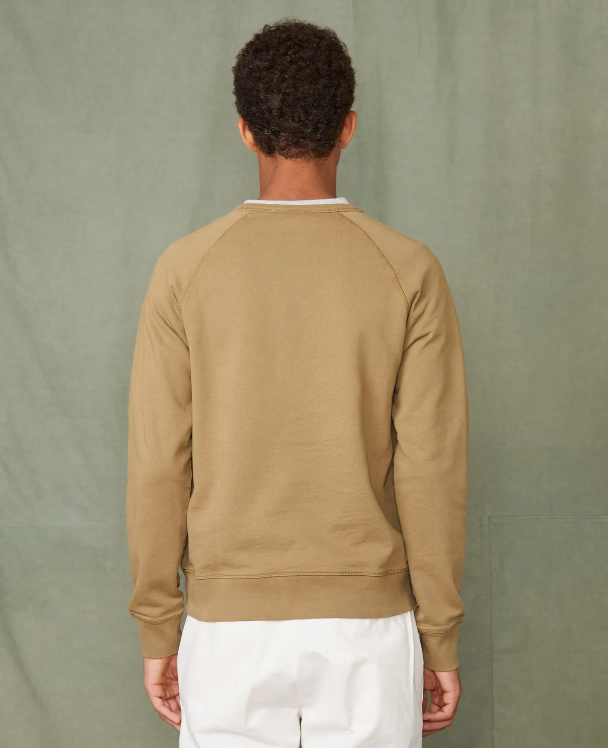 Sweatshirt col rond coton organique