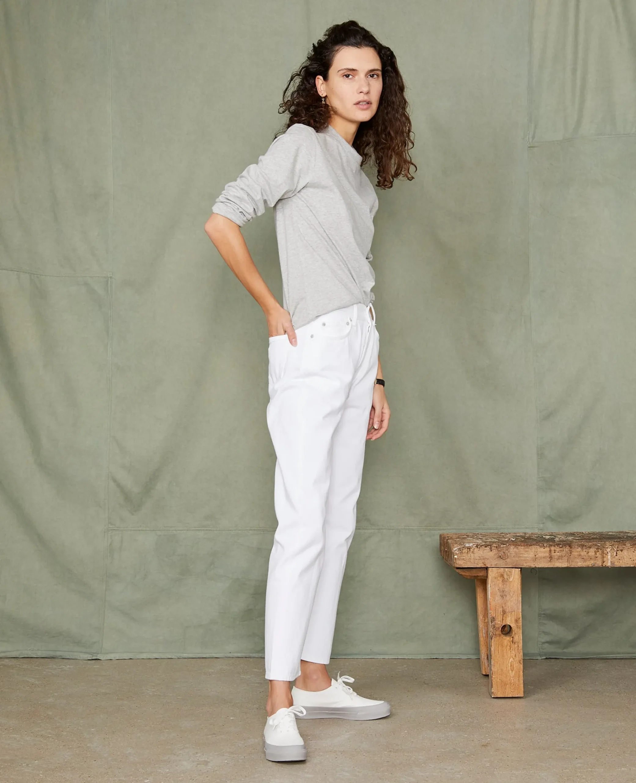 Tee-shirt manches longues coton recyclé et organique