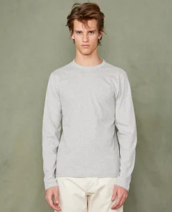 Tee-shirt manches longues coton recyclé et organique