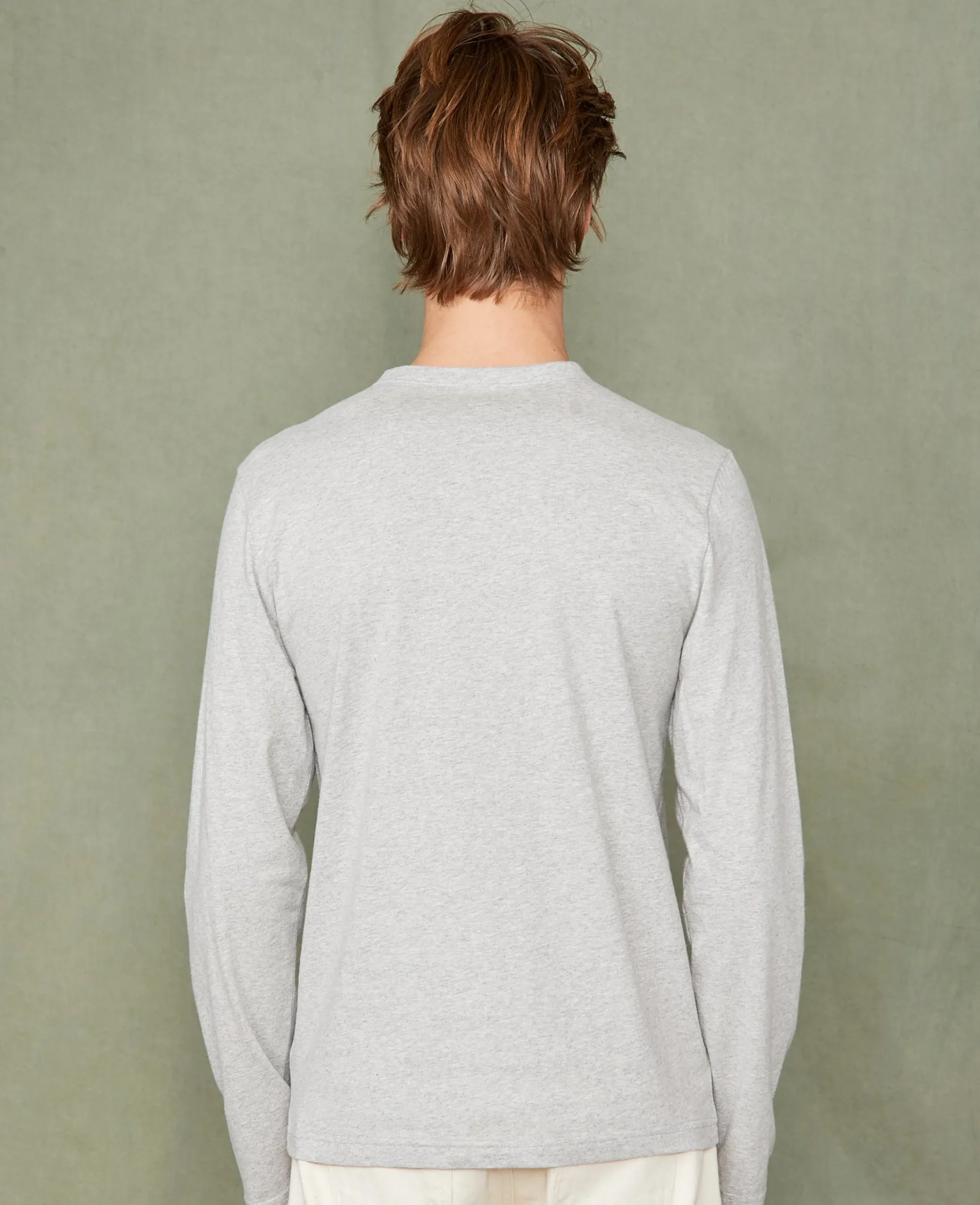 Tee-shirt manches longues coton recyclé et organique