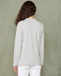 Tee-shirt manches longues coton recyclé et organique
