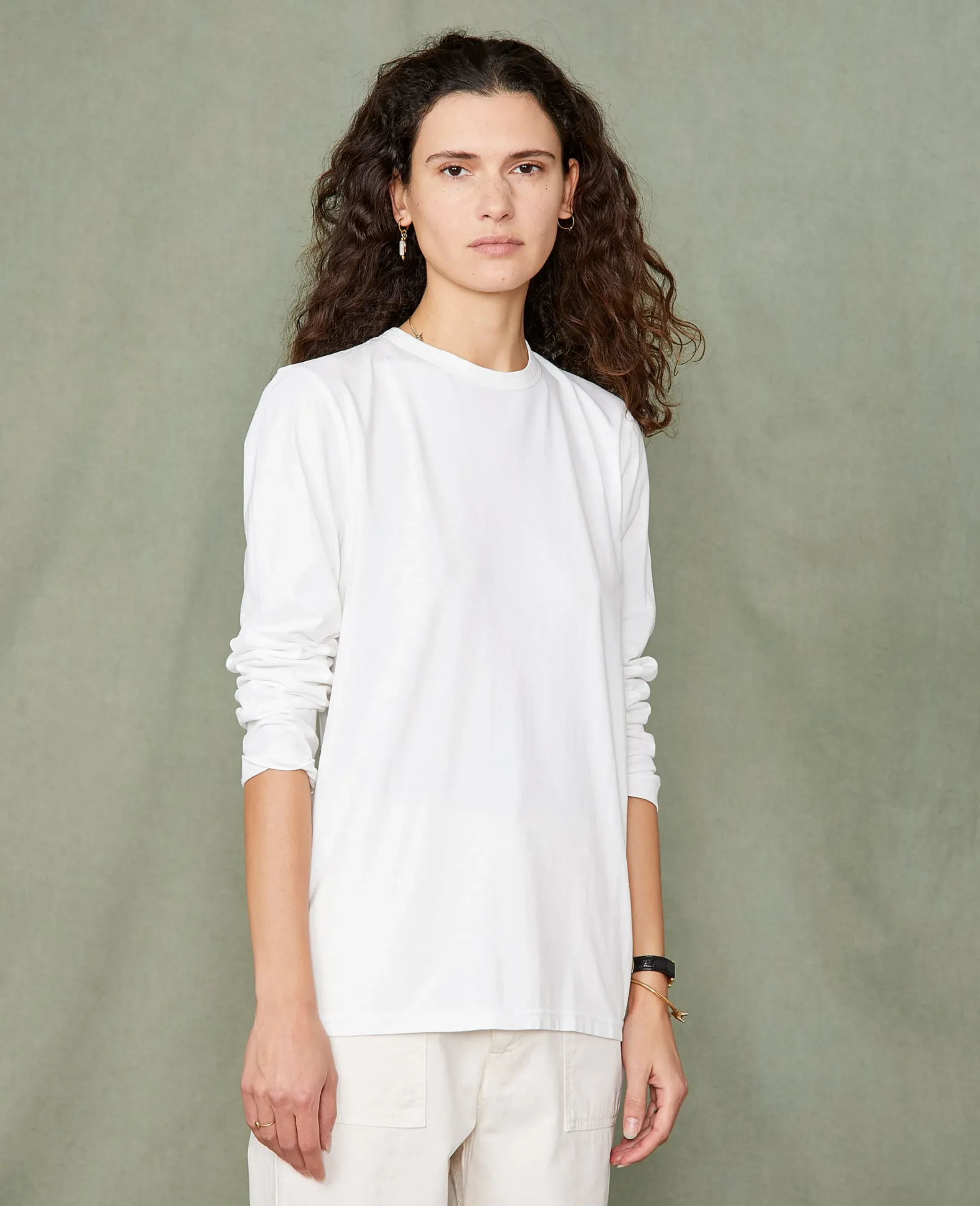 Tee-shirt manches longues coton organique et recyclé