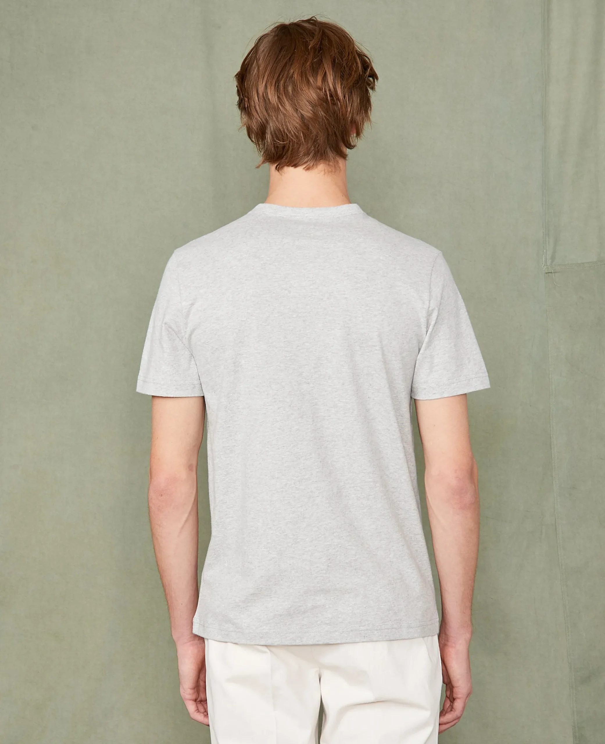T-shirt col rond coton recyclé et organique