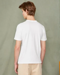 T-shirt col rond coton recyclé et organique