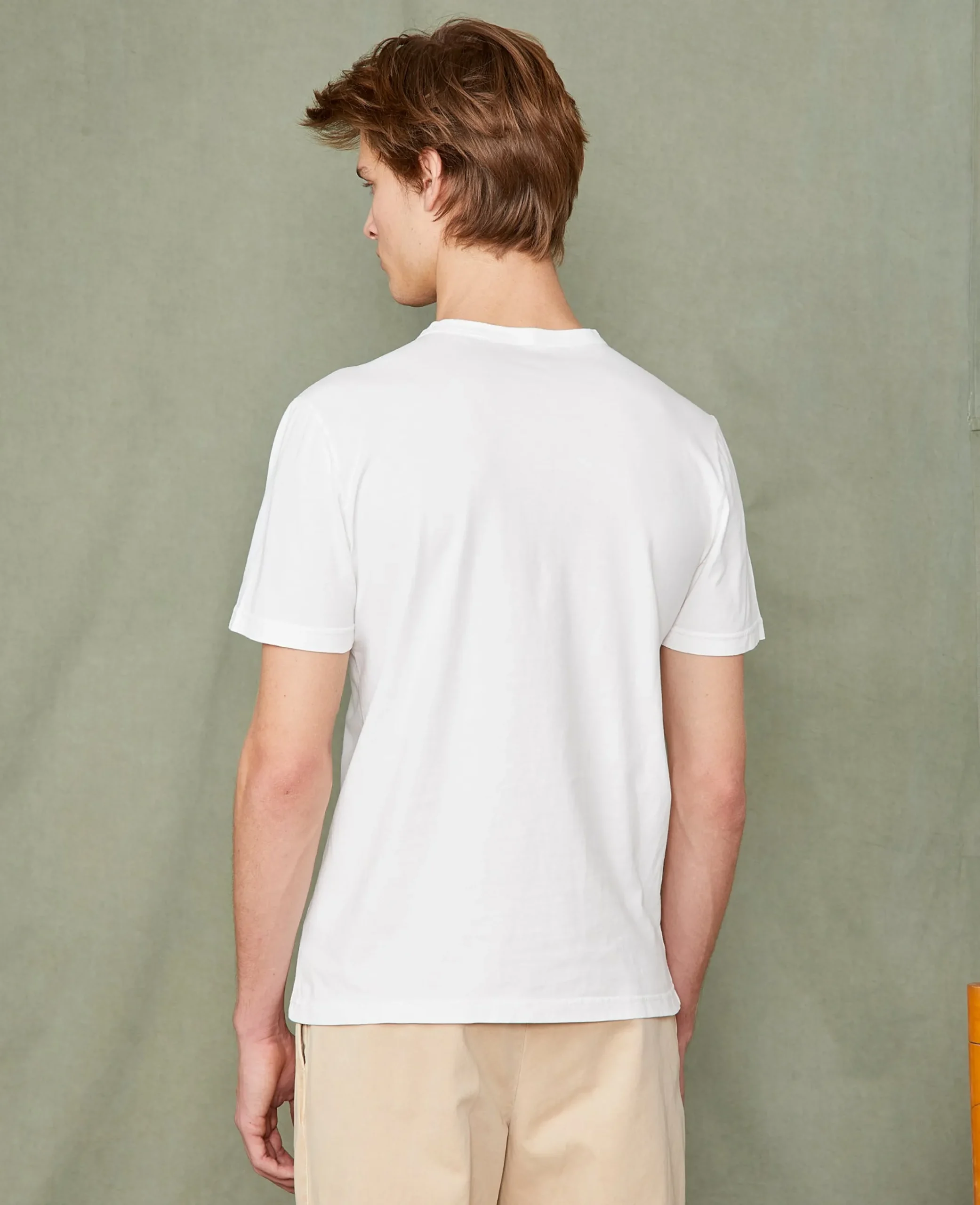 T-shirt col rond coton recyclé et organique
