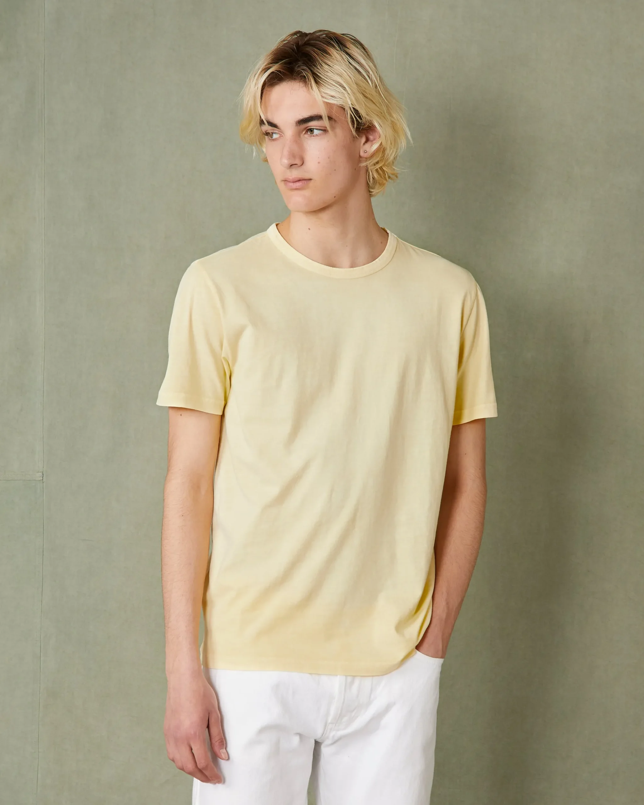 T-shirt col rond jersey de coton organique