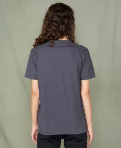 T-shirt col v coton recyclé et organique